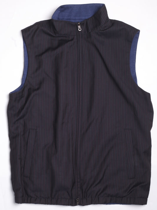 Navy Pinstripe Three-Piece
