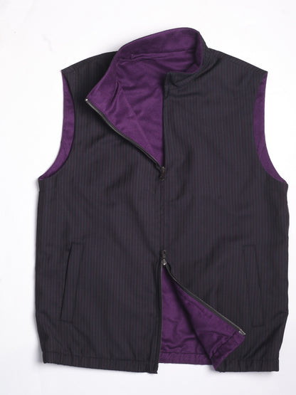 Noir & Plum Evening Suit