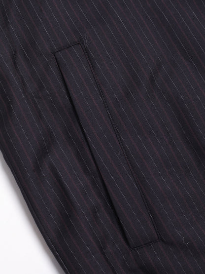 Navy Pinstripe Three-Piece