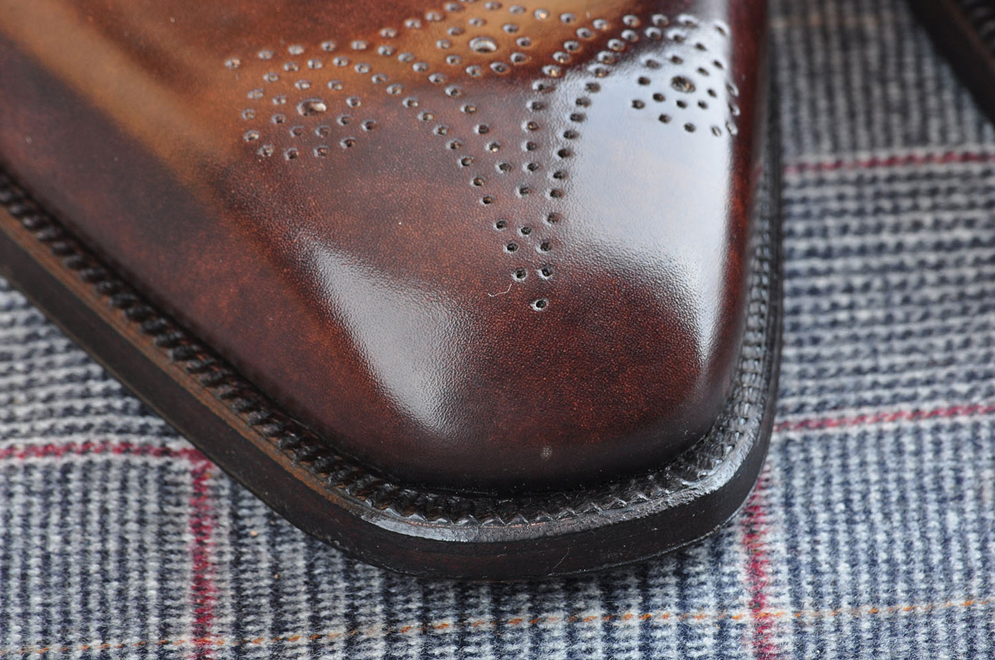 Wholecut Oxford in Museum Calf Brown