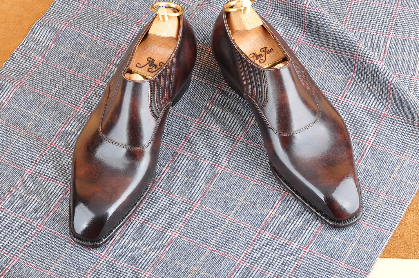 Slip-On Loafer in Museum Calf Tan