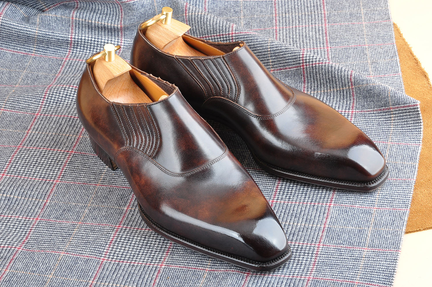 Slip-On Loafer in Museum Calf Tan