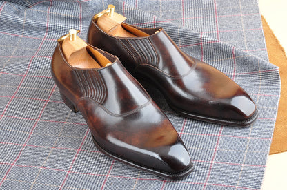 Slip-On Loafer in Museum Calf Tan