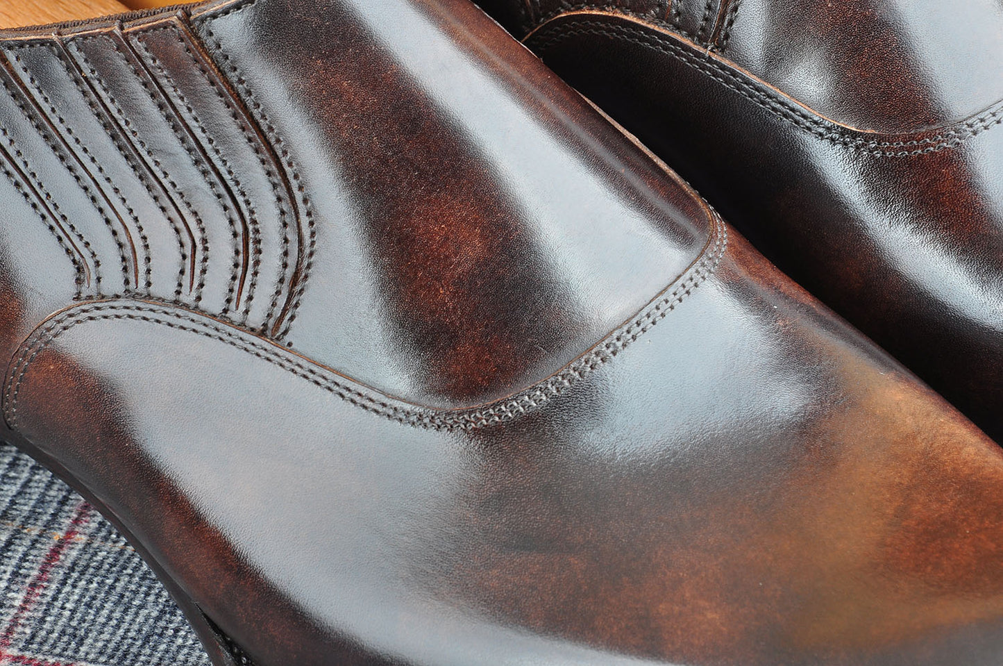 Slip-On Loafer in Museum Calf Tan