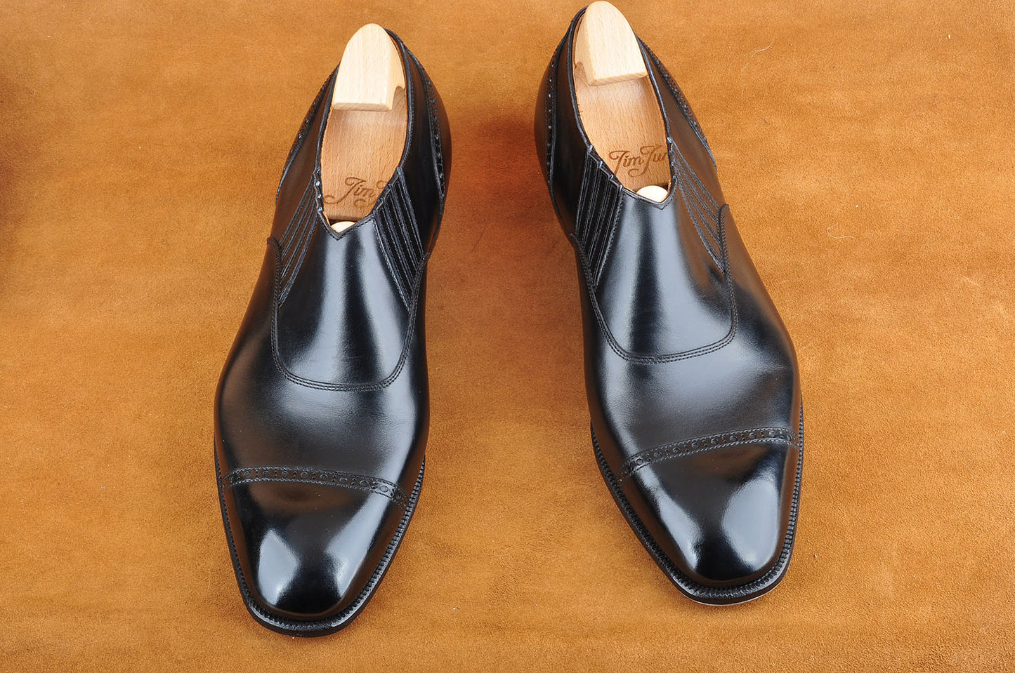 Wholecut Slip-On Loafer in Black