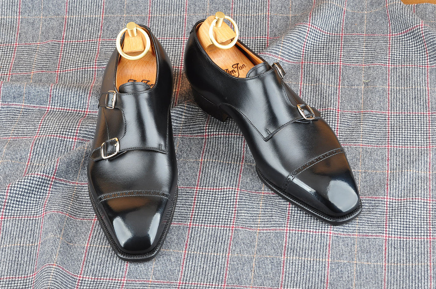 Classic Double Monk in Black