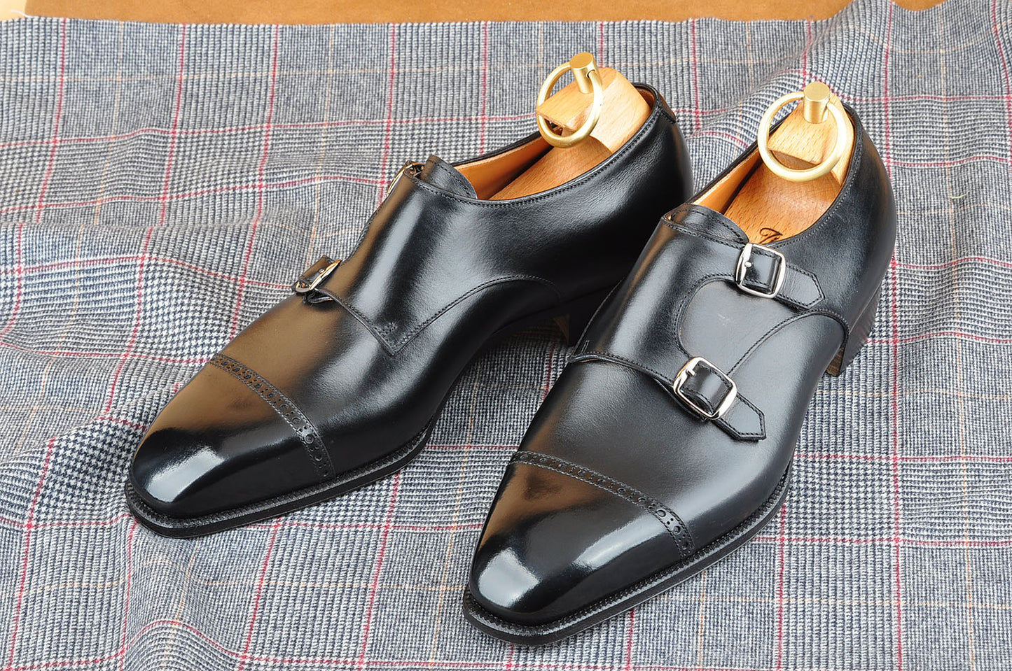 Classic Double Monk in Black