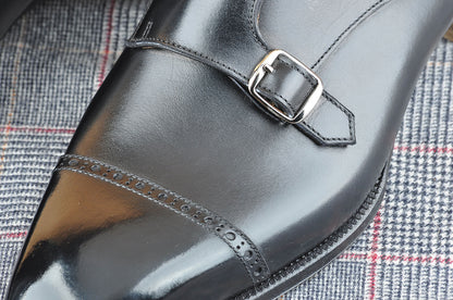 Classic Double Monk in Black