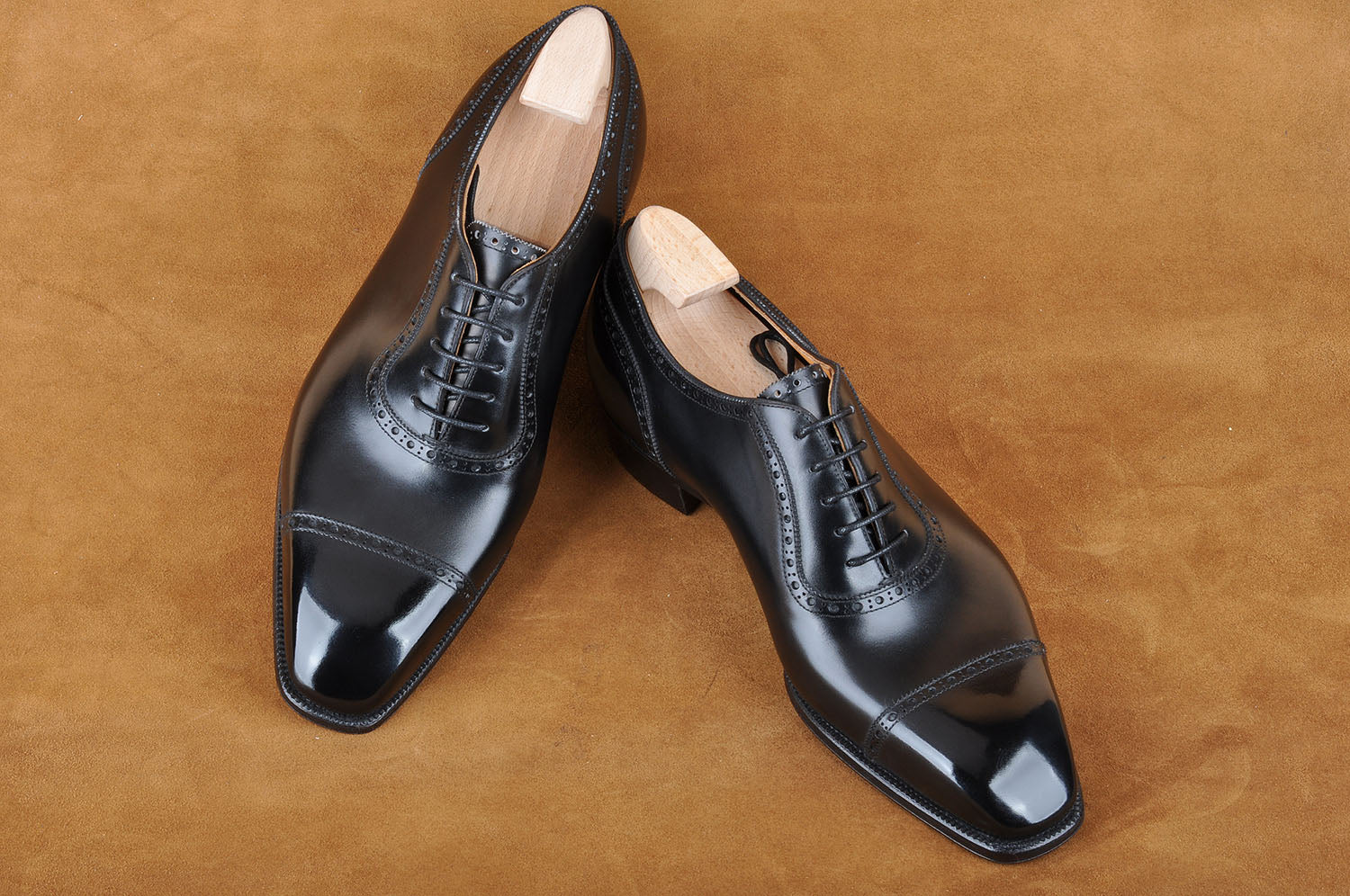 Adelaide Brogue Oxford in Black