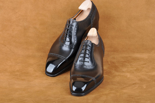 Adelaide Brogue Oxford in Black