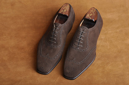 Adelaide Oxford in Tan Suede