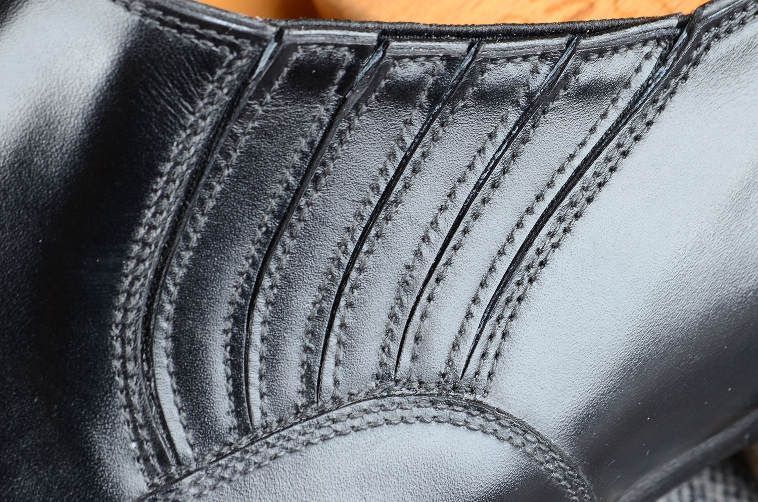 Round-Toe Slip-On Loafer in Black