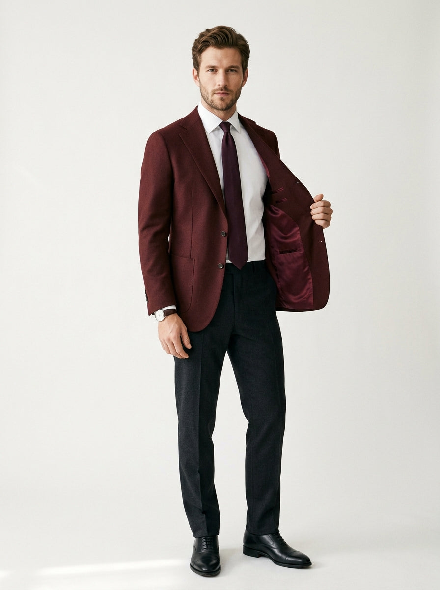 Burgundy Travel Blazer