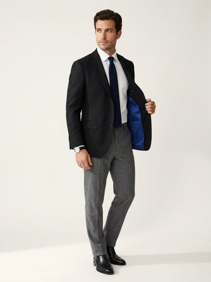 Midnight Textured Suit