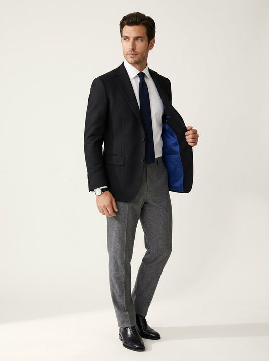 Midnight Textured Suit